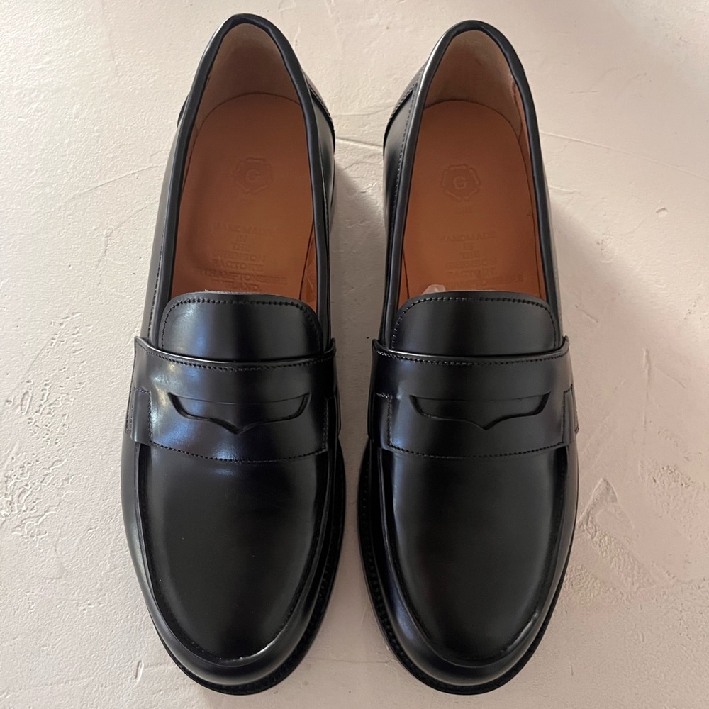 Grenson Men’s Size 7 Classic Black Leather Loafers